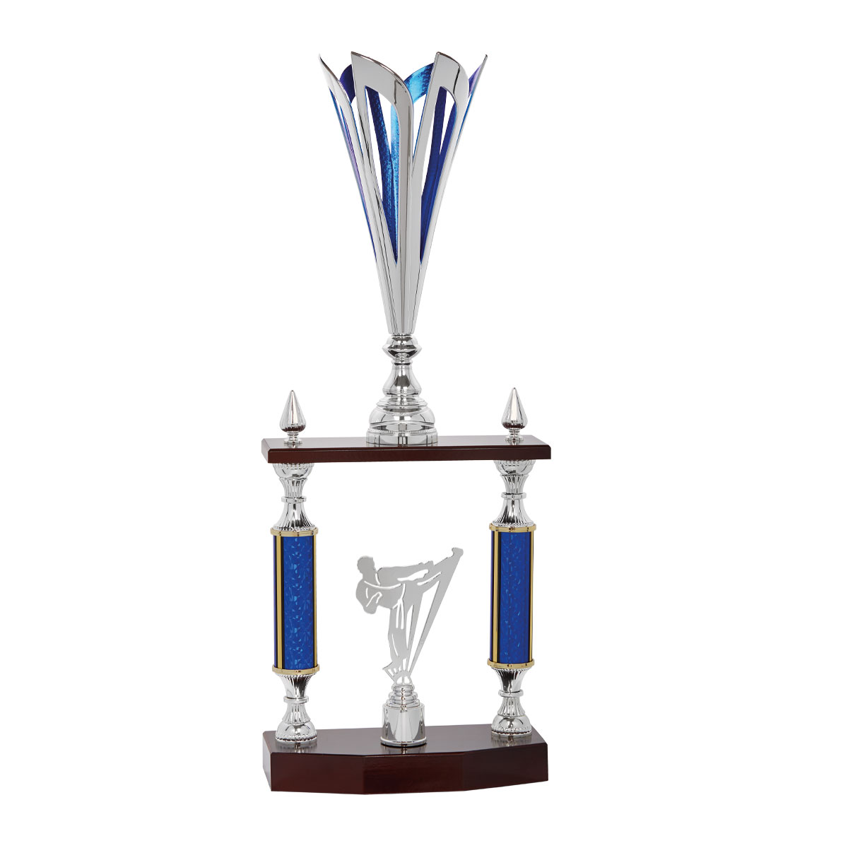 105-4801 Trofeo columna grabado varios deportes - Imagen 1