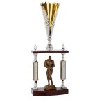 Trofeo columna grabado varios deportes