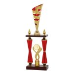 Trofeo columna grabado en varios deportes
