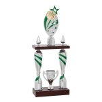 Trofeo columna grabado varios deportes