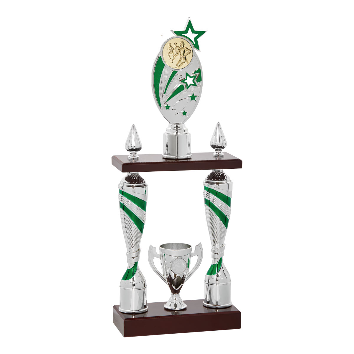 106-4841 Trofeo columna grabado varios deportes - Imagen 1