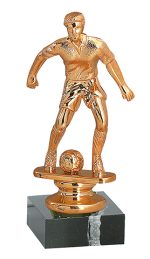 Trofeo fútbol oro, plata bronce abs metalizado grabado - Imagen 3