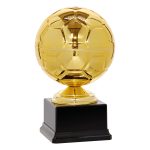 Trofeo fútbol metal grabado