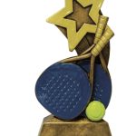 Trofeo pádel resina grabado 18520