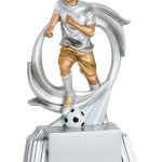 Trofeo fútbol resina grabado 18913
