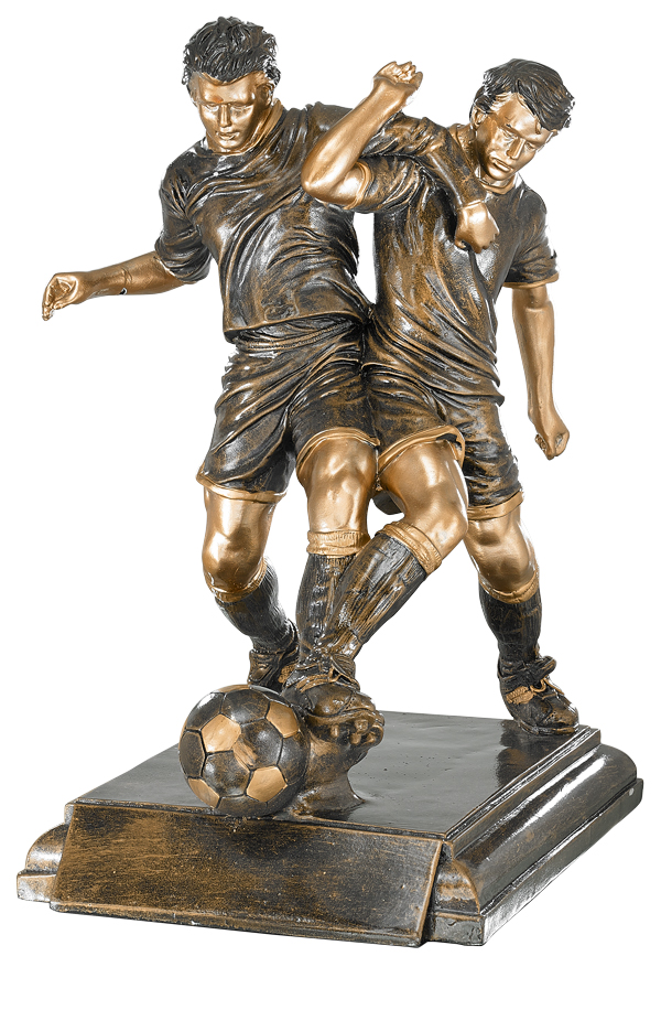 20301 Trofeo fútbol resina grabado 20301 - Imagen 1