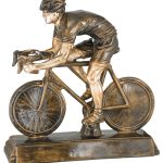 Trofeo ciclismo carretera resina grabado 20307