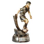 Trofeo fútbol resina grabado