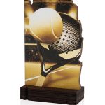 Trofeo pádel madera grabado