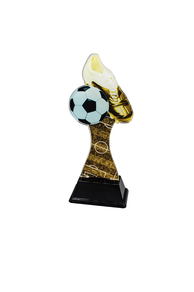 22727 Trofeo fútbol metacrilato grabado 22727 - Imagen 1