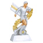 Trofeo fútbol resina grabado 23902