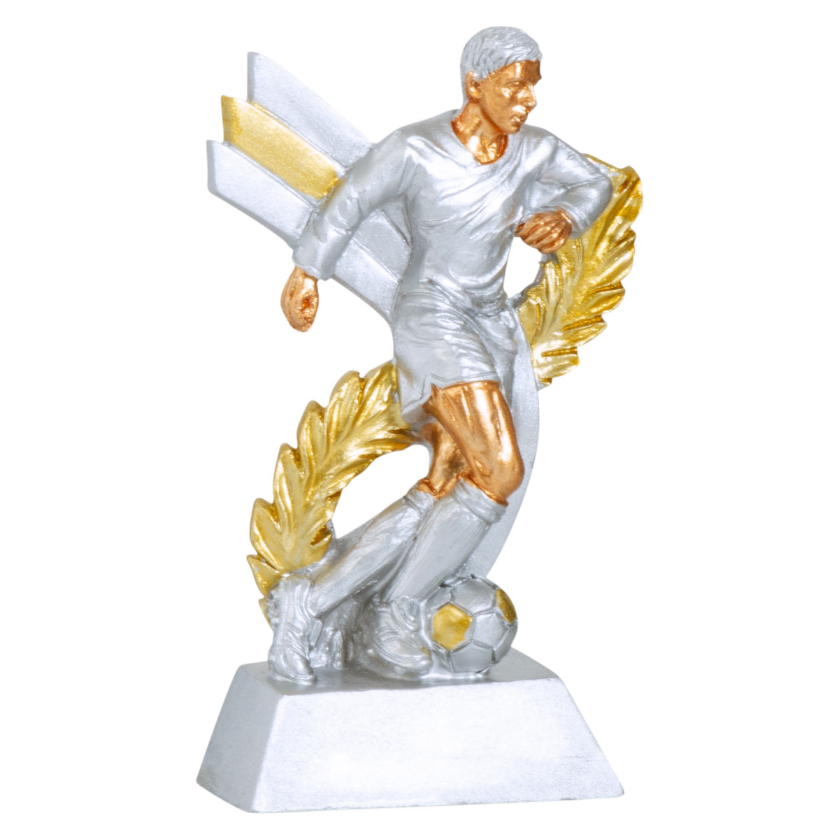 23902 Trofeo fútbol resina grabado 23902 - Imagen 1
