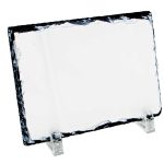 Placa homenaje pizarra sublimable 4431