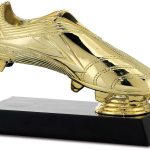 Trofeo grabado bota de fútbol 26-3203