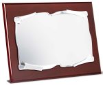 Placa de homenaje de Aluminio plateado 4623