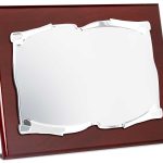 Placa de homenaje de Aluminio plateado 4623