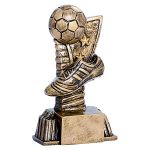 Trofeo fútbol resina grabado 24901