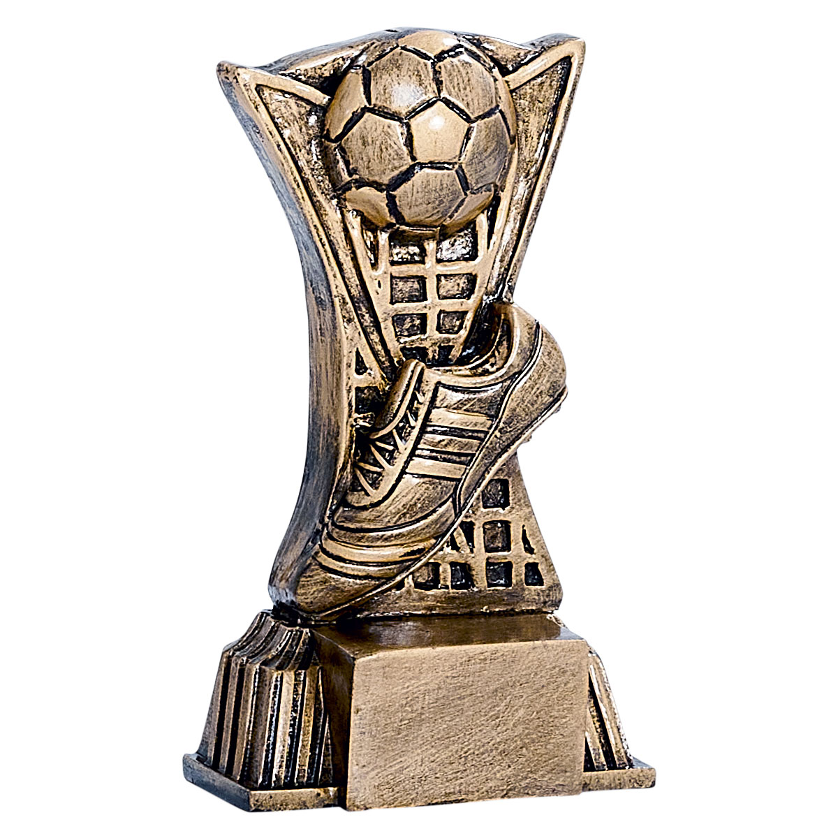 24911 Trofeo fútbol resina grabado 24911 - Imagen 1