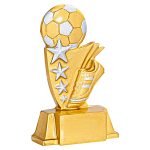 Trofeo fútbol resina grabado 24931