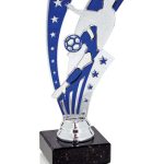 Trofeo fútbol abs metalizado 32281