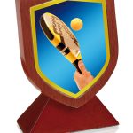 Trofeo pádel madera grabado