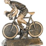 Trofeo ciclismo carretera resina grabado 52501