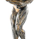 Trofeo culturismo masculino resina grabado 52504