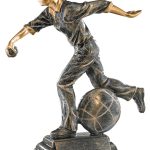 Trofeo petanca resina grabado 52510