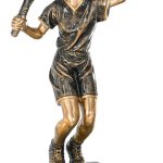 Trofeo tenis femenino resina grabado 52532