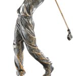 Trofeo golf resina grabado 52565