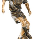 Trofeo fútbol resina grabado