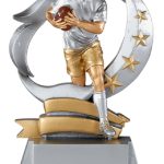Trofeo rugby cristal grabado 9701