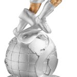 Trofeo rugby resina grabado 72520