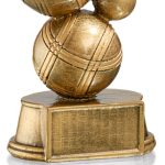 Trofeo petanca resina grabado 81511