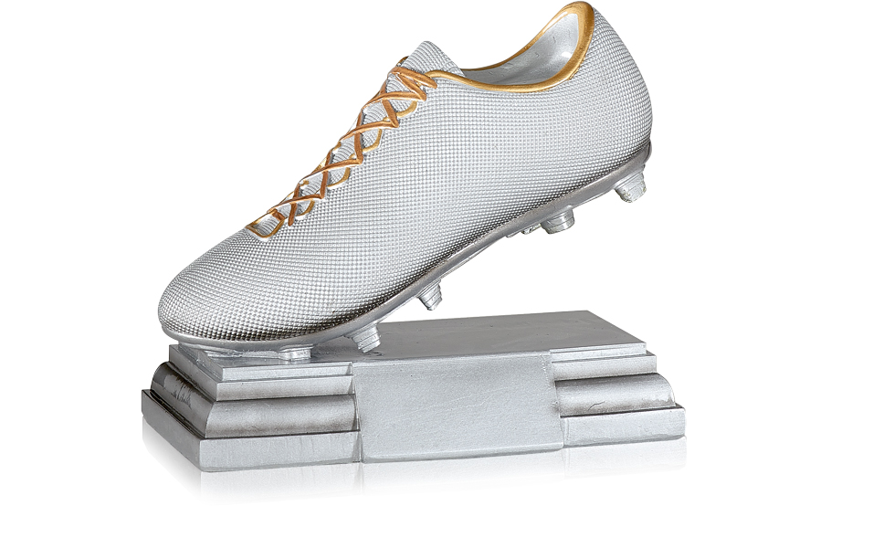 83525 Trofeo fútbol resina plata grabado 83525 - Imagen 1