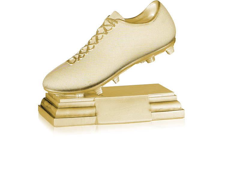 83526 Trofeo fútbol resina oro grabado 83526 - Imagen 1