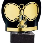 Trofeo tenis de mesa metal grabado