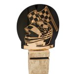 Trofeo motor cobre metal grabado FX01B
