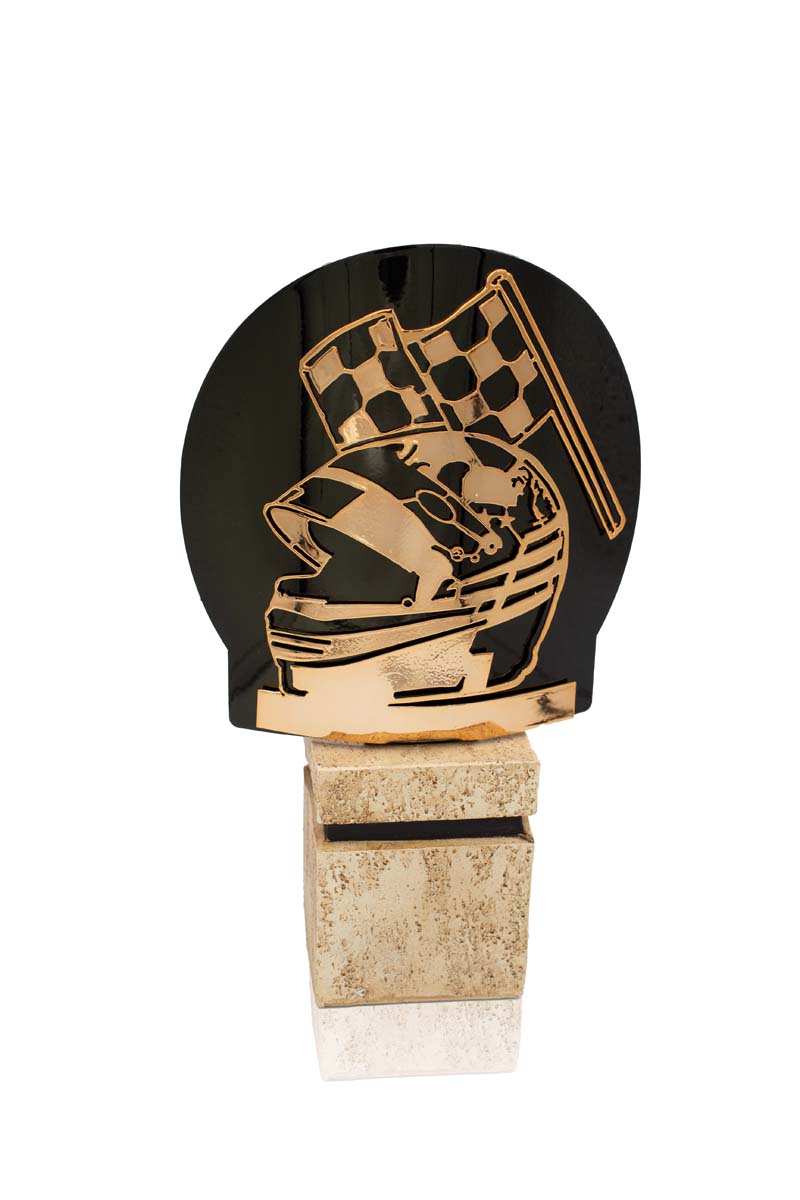 FX01B Trofeo motor cobre metal grabado FX01B - Imagen 1