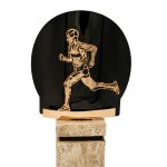 Trofeo atletismo cobre metal grabado FX02B