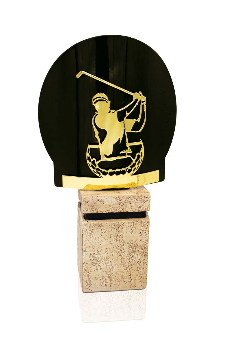 FX07 Trofeo golf metal grabado - Imagen 1