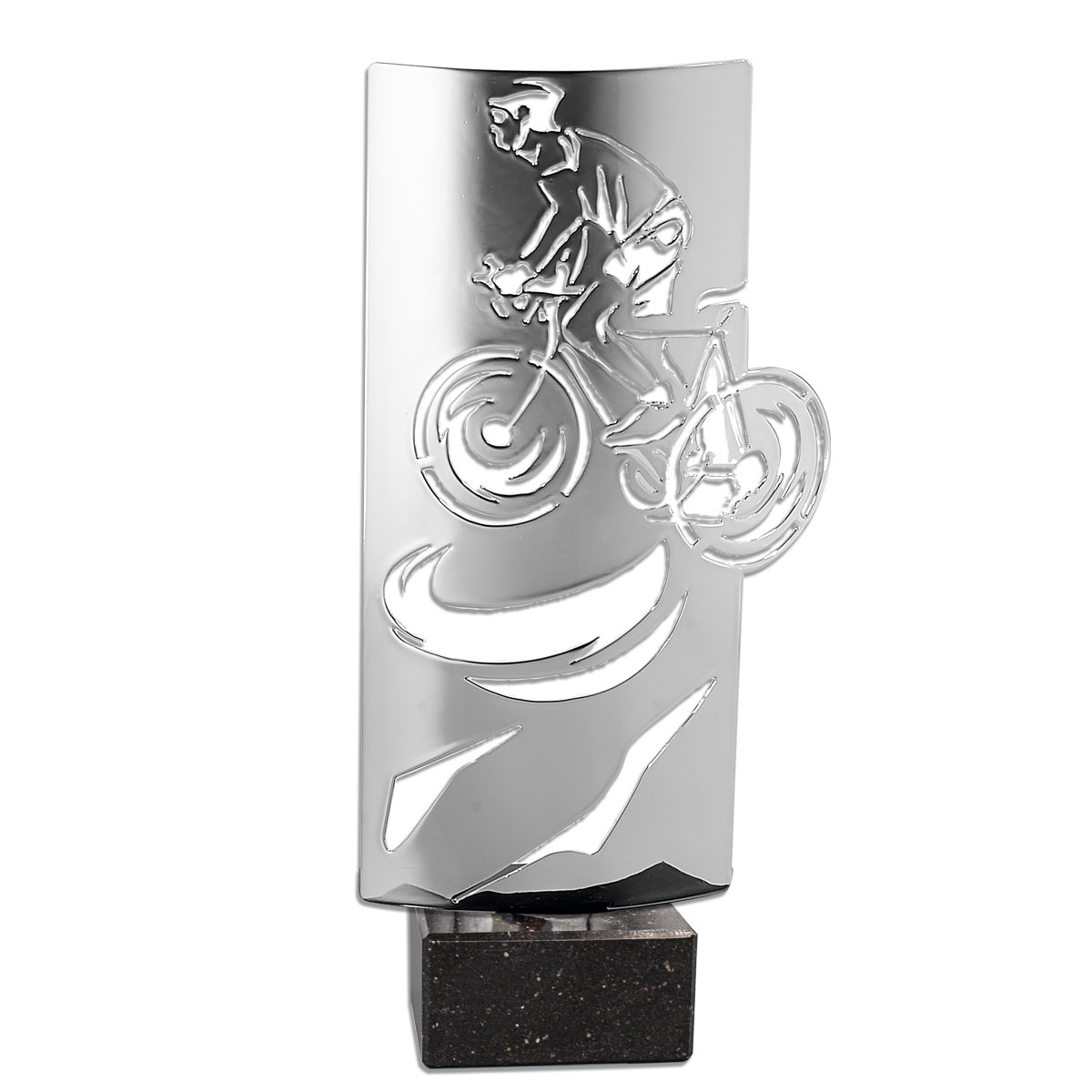 KX05 Trofeo ciclismo metal grabado - Imagen 1