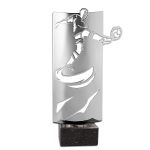 Trofeo fútbol metal grabado