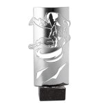 Trofeo judo metal grabado