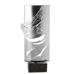 Trofeo pesca metal grabado