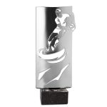 Trofeo rugby metal grabado