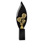 Trofeo pádel metal grabado