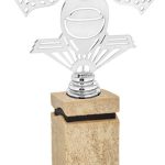 Trofeo motor metal grabado