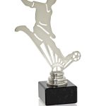 Trofeo fútbol metal grabado NTS02
