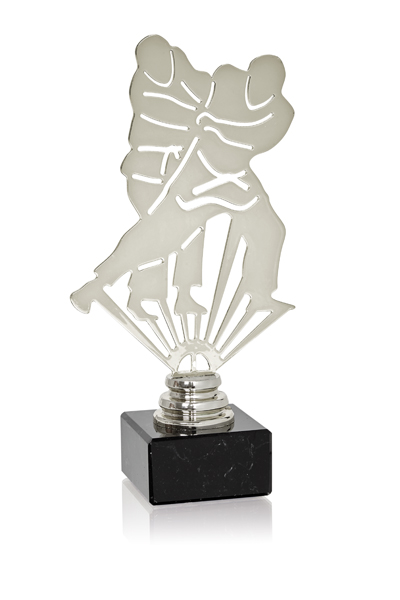 NTS07 Trofeo judo metal grabado - Imagen 1